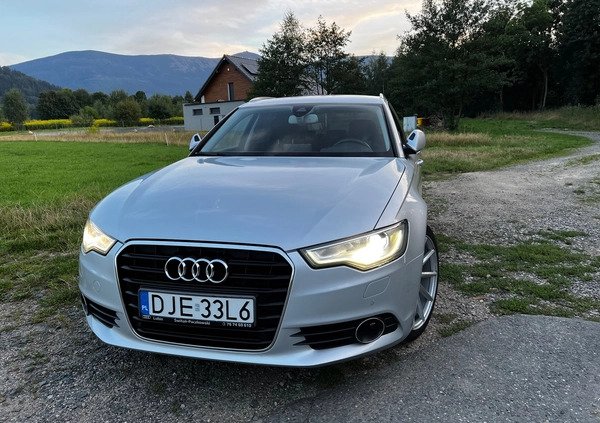 Audi A6 cena 47900 przebieg: 344000, rok produkcji 2013 z Karpacz małe 106